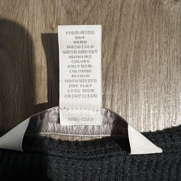 Banana Republic Heritage Gray Ribbed Long Sleeve Top With Front Zipper Size XS - Picture 4 of 9